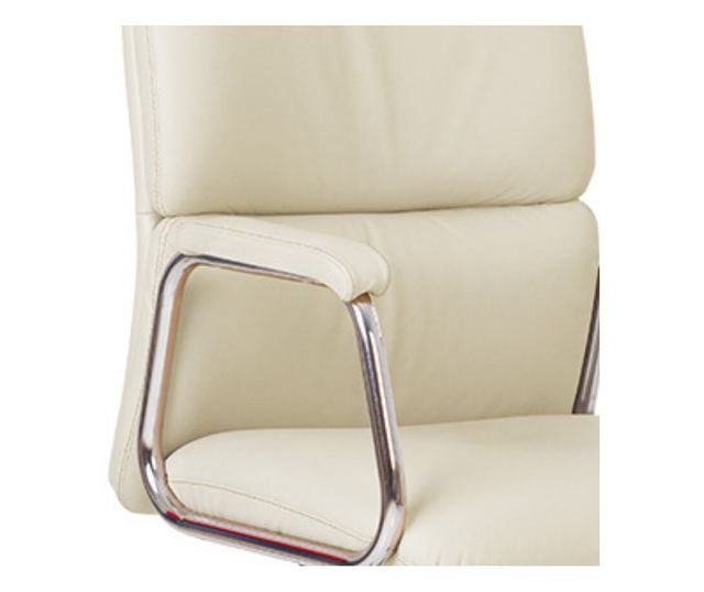 Set 2 direktorska stolica VEGAS, Krem, ekološka koža