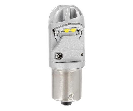 Bec auto Lampa pentru masini de curse/off-road, Mega-LED, P21W, 10-28V, Portocaliu