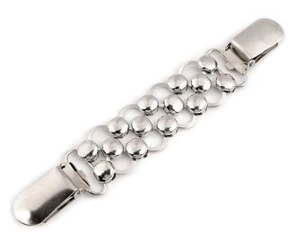 Clips / Inchizatoare cardigan, 2.6 x 14.5 cm Silver