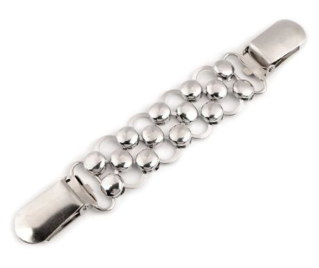 Clips / Inchizatoare cardigan, 2.6 x 14.5 cm Silver