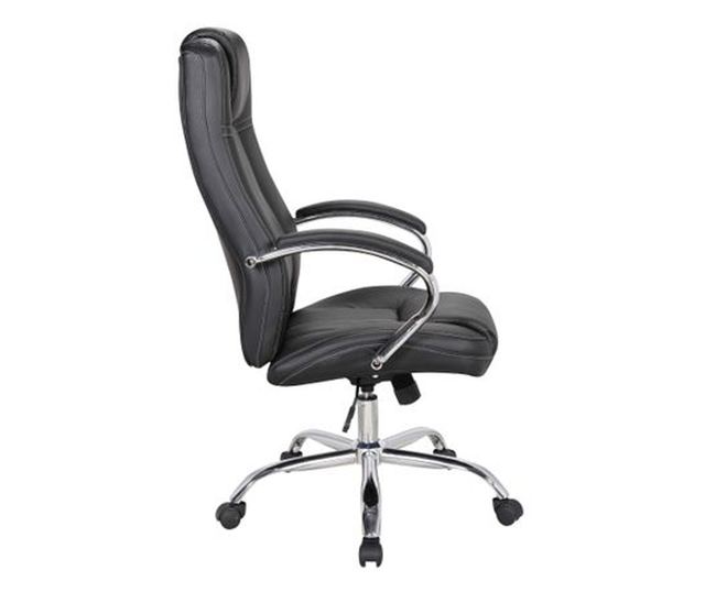 Upravljačka stolica GRACE, Crna, Ekološka koža