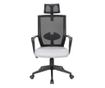 Upravljačka stolica OROS, Crna/Siva, Mreža/Tekstil