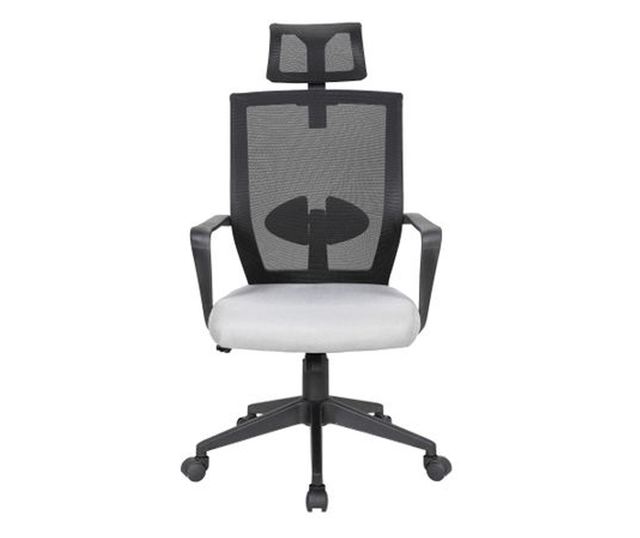 Upravljačka stolica OROS, Crna/Siva, Mreža/Tekstil