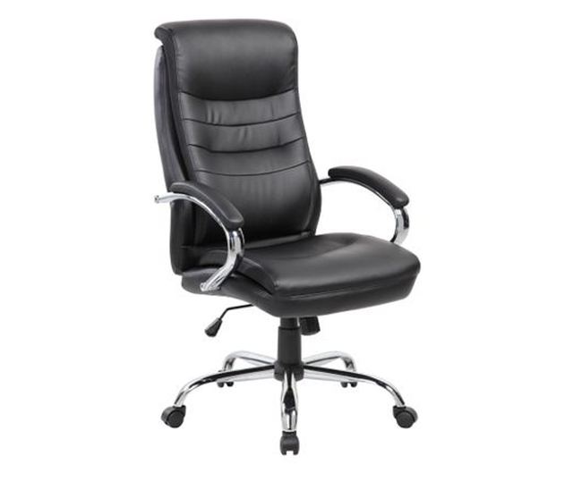 Direktorska stolica ANDY, eko koža, crna