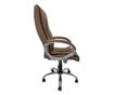 Upravljačka stolica HELLEN, ekološka koža, smeđa