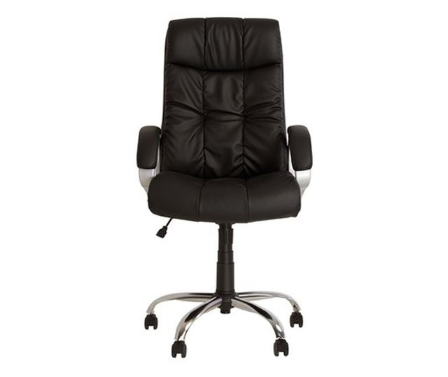 Direktorska stolica SEGAL, umjetna koža, crna