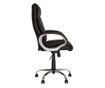 Direktorska stolica SEGAL, umjetna koža, crna