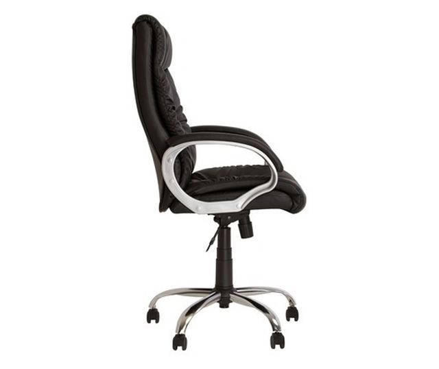 Direktorska stolica SEGAL, umjetna koža, crna