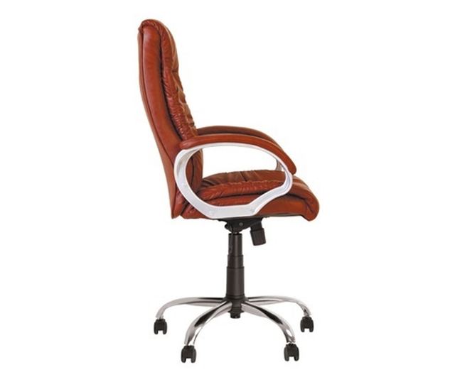 Stolac za direktora SEGAL, ekološka koža, smeđa