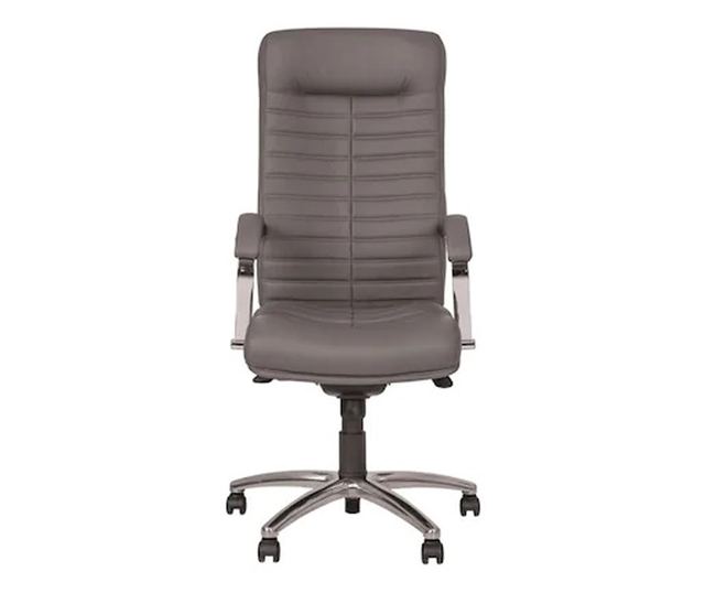 Set 2 direktorska stolica SENNA, ekološka koža, Siva