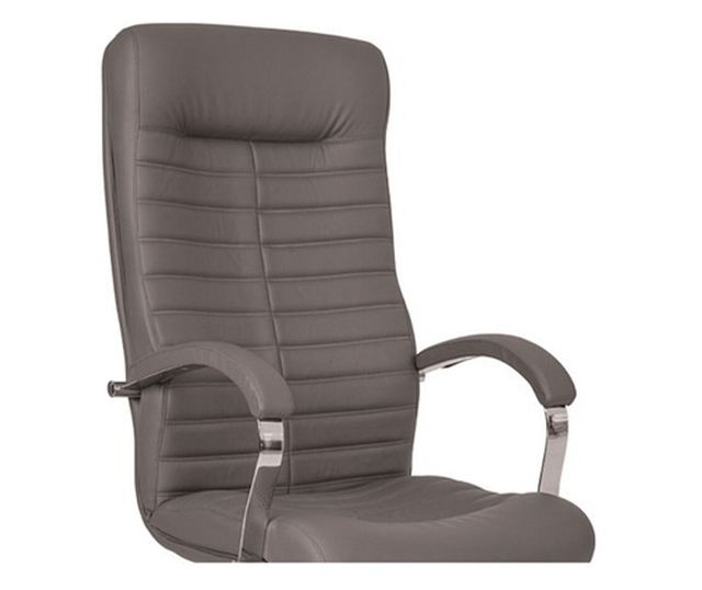 Set 2 direktorska stolica SENNA, ekološka koža, Siva