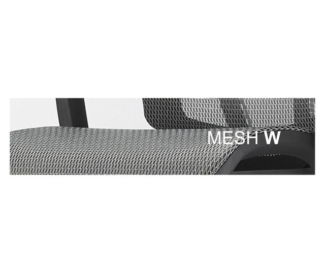 Stolac za upravljanje ERGOHUMAN Plus, mreža Crna, naslon za glavu 2D, lumbalna potpora, podesive 3D ruke