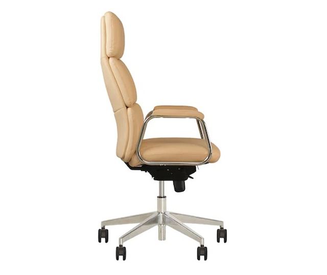 Stolac direktora VEGAS, Bež prirodna koža