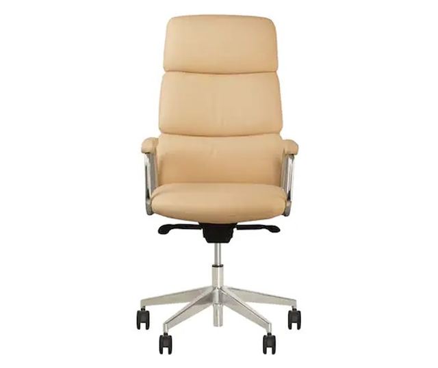 Stolac direktora VEGAS, Bež prirodna koža