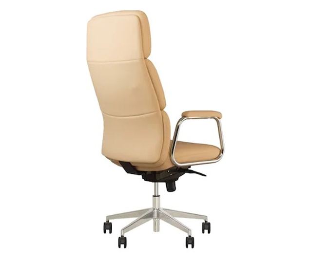 Stolac direktora VEGAS, Bež prirodna koža