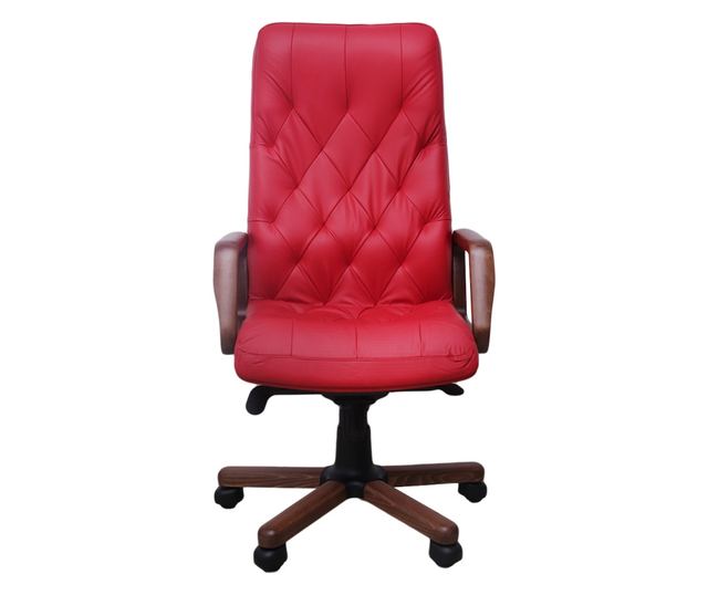 Stolac direktora HAVANA EXTRA, Crvena prirodna koža