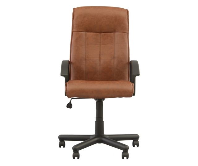 Stolac direktora ASTRAL, smeđa ekološka koža