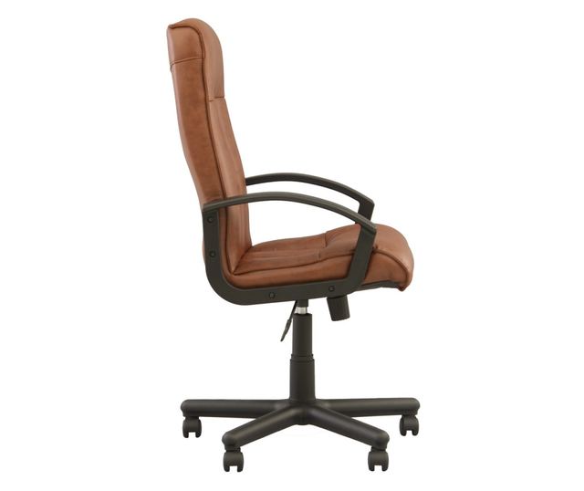 Stolac direktora ASTRAL, smeđa ekološka koža