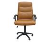 Upravljačka stolica SENIER, svijetlosmeđa ekološka koža