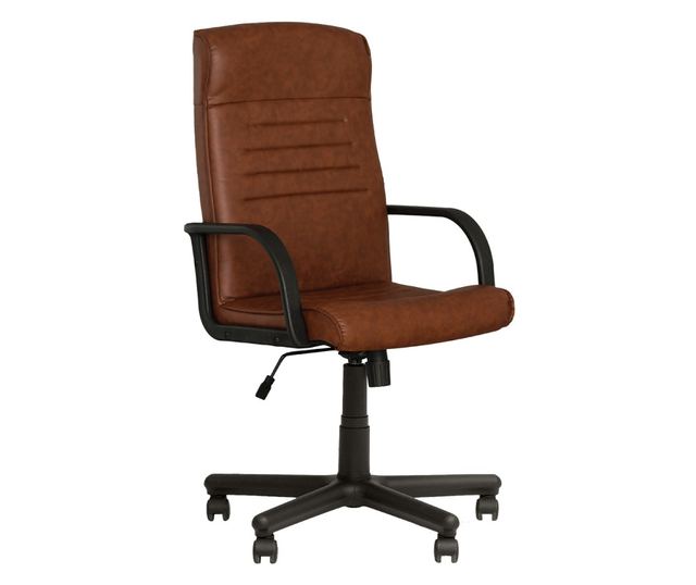 Scaun direktora MAGNATE, smeđa ekološka koža