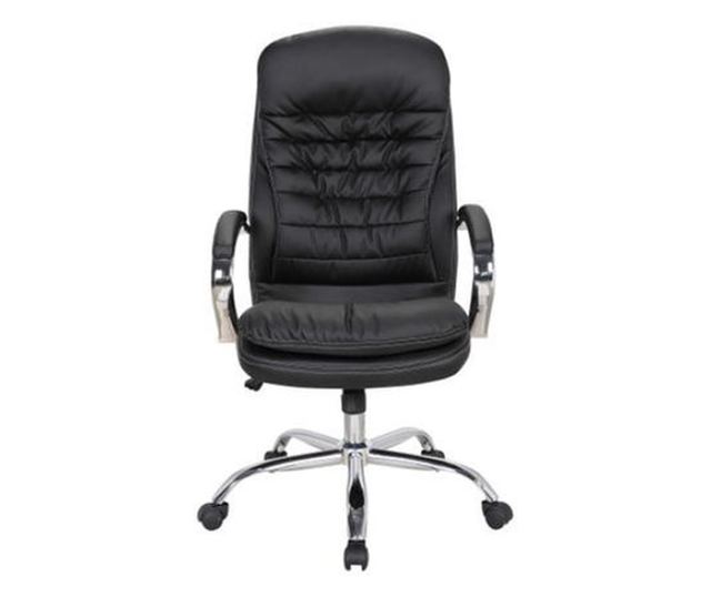 Upravljačka stolica VALUE, Crna, Ekološka koža