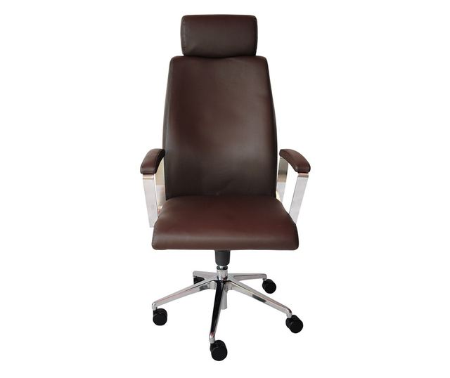 Stolac direktora BRUNO, tamnosmeđa ekološka koža