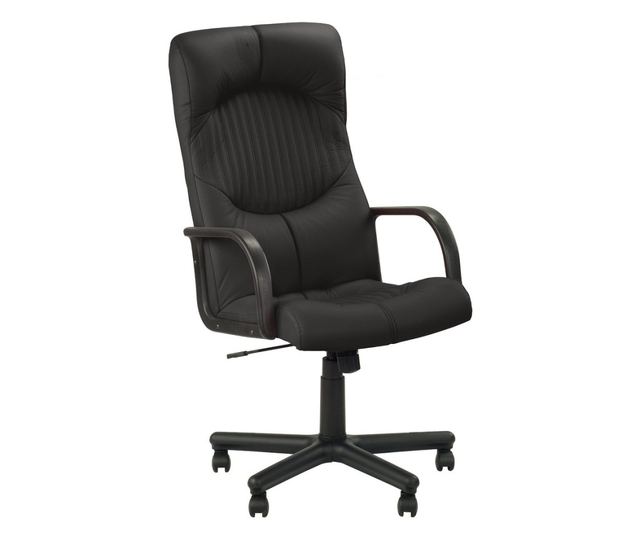 Stolac direktora GERMINI, Crna ekološka koža