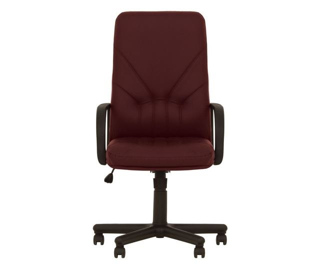 Direktorska stolica MAVIS, bordo umjetna koža