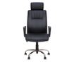 Direktorska stolica AZIMUT, crna eko koža