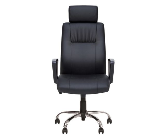 Direktorska stolica AZIMUT, crna eko koža