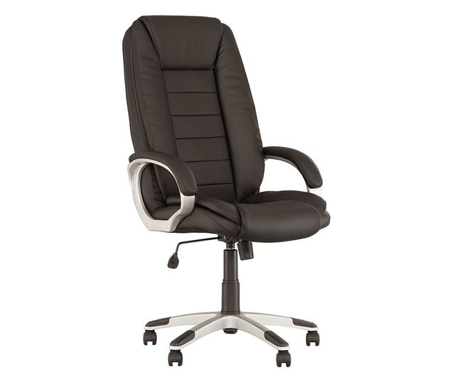 Direktorska stolica RALLY, crna eko koža