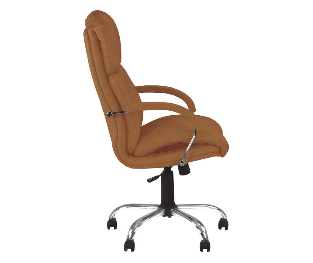 Direktorska stolica RALUCA, svijetlosmeđa umjetna koža - 3