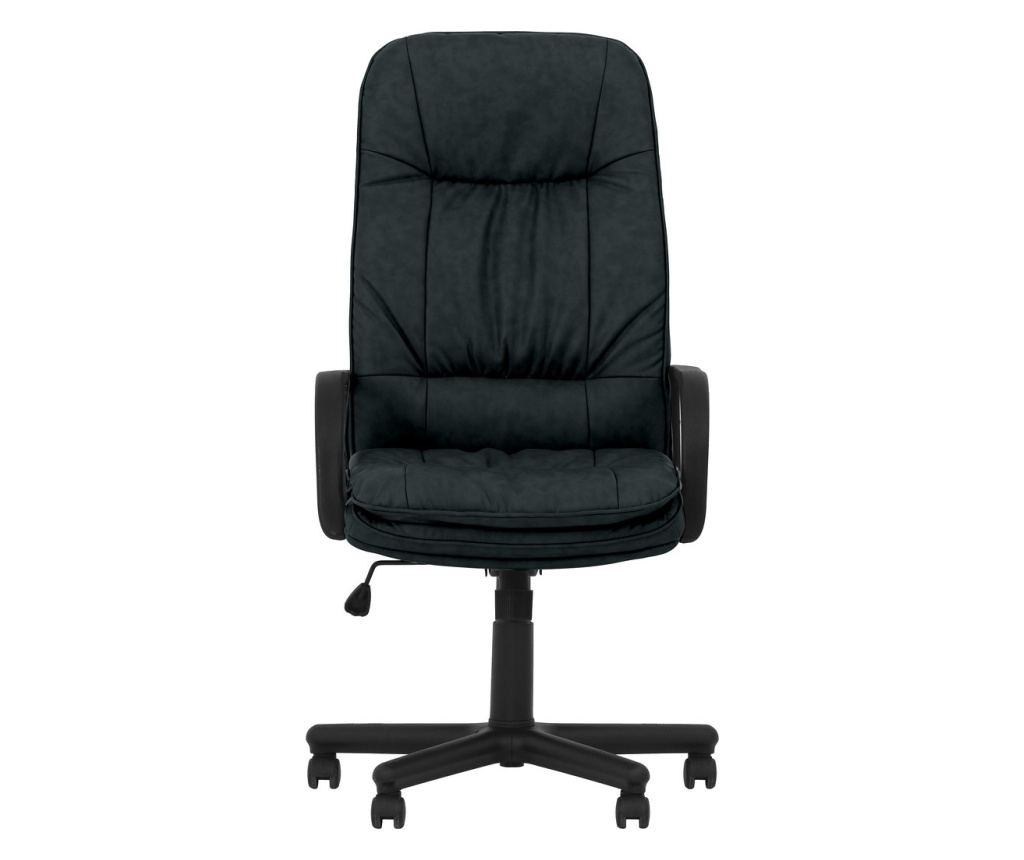 Upravljačka stolica HELLO, Crna ekološka koža - 2