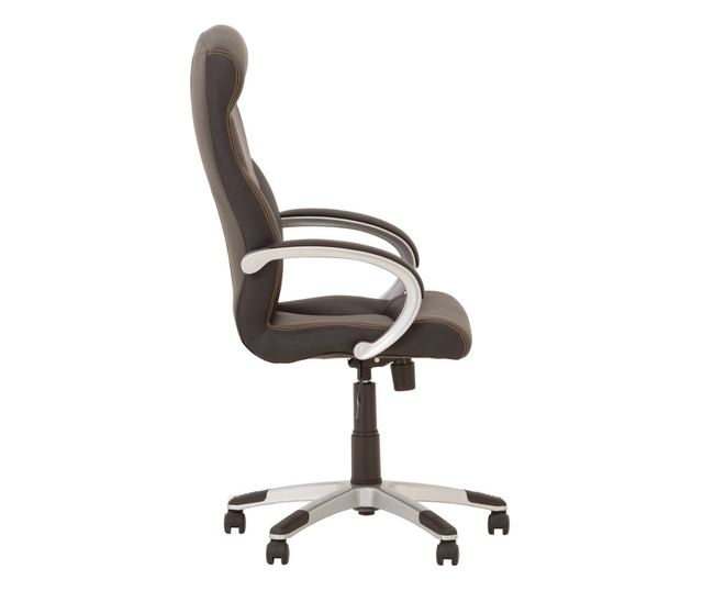 Stolac za upravu VINCIUS, Crna ekološka koža