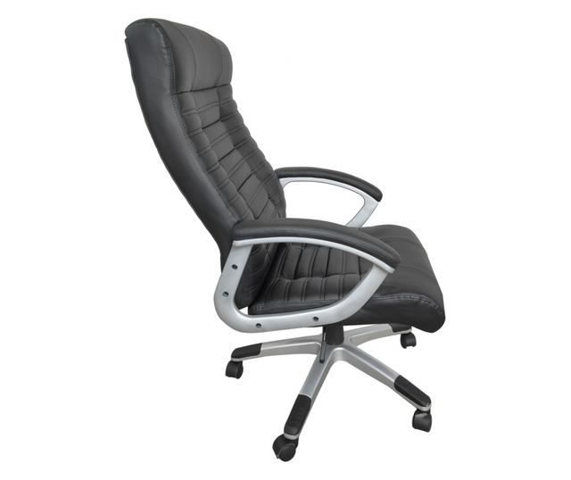 Ergonomska uredska stolica RISTO, PU, Crna