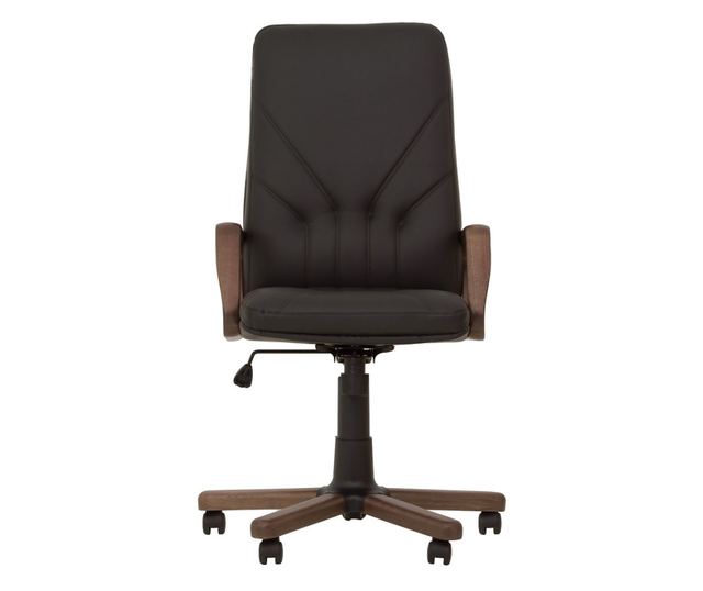 Scaun direktora MAVIS EXTRA, Crna ekološka koža