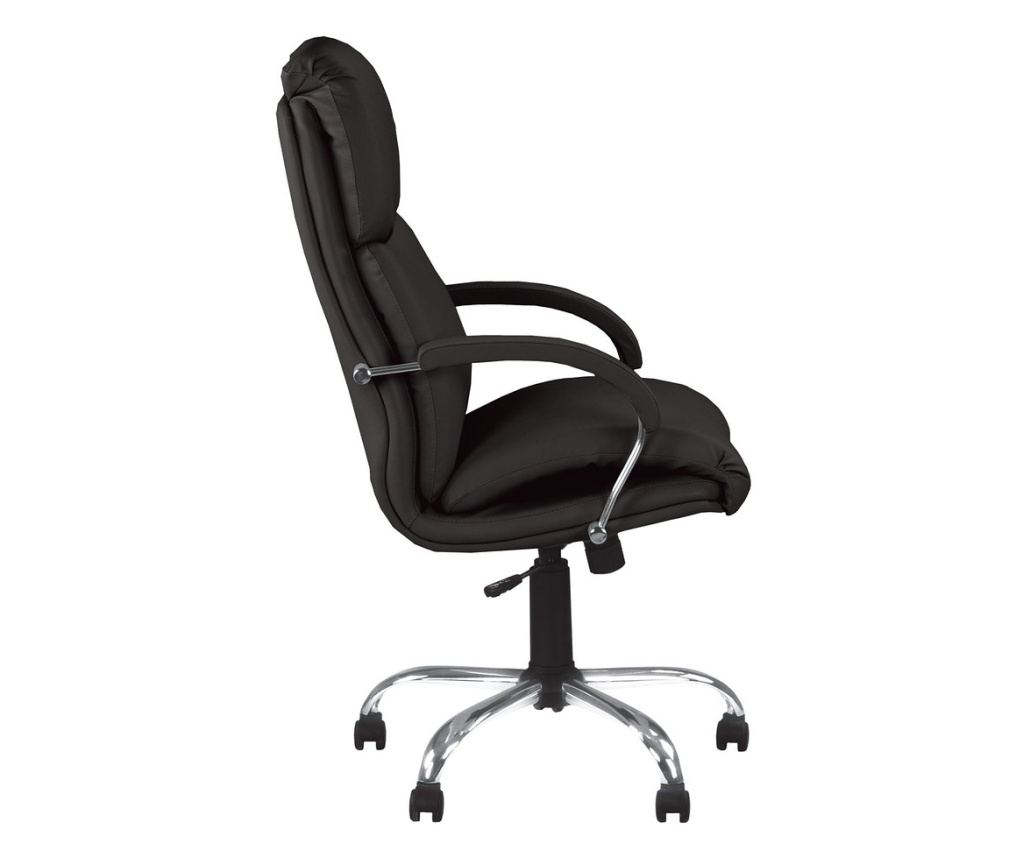 Direktorska stolica RALUCA, crna eko koža - 3