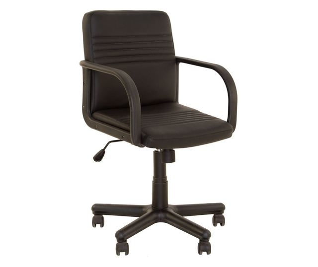 Stolac za upravu SELENA, Crna ekološka koža