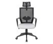 Upravljačka stolica SEA, Crna/Siva, Mreža/Tekstil