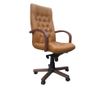 Direktorska stolica CHEF LUX EXTRA, Svijetlosmeđa prirodna koža