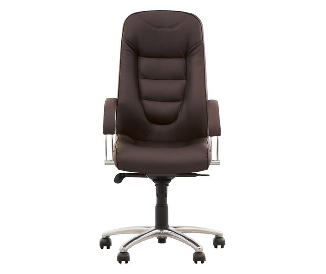 Stolac direktora LION, tamnosmeđa ekološka koža