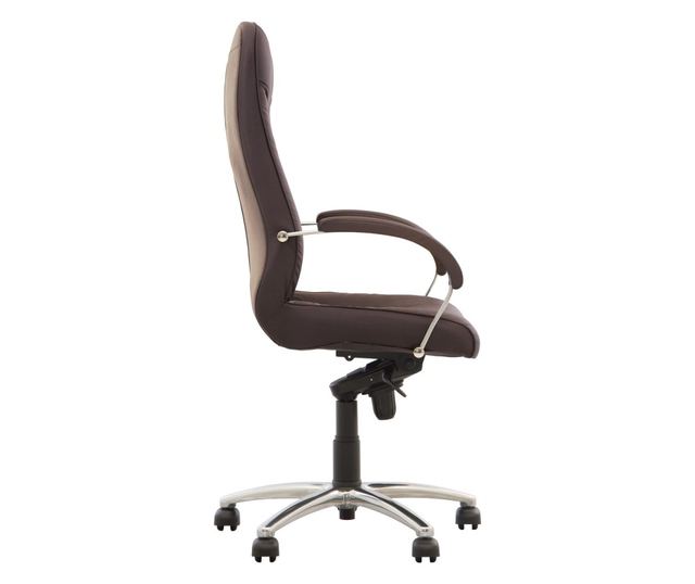 Stolac direktora LION, tamnosmeđa ekološka koža