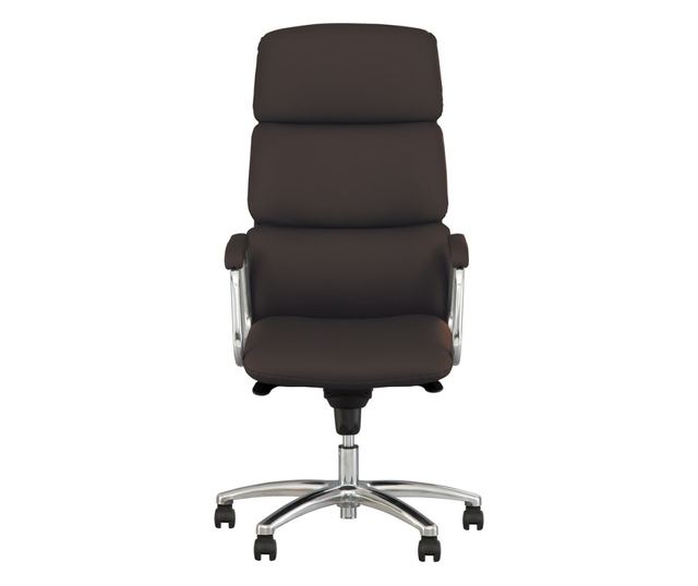 Stolac direktora VEGAS, tamnosmeđa prirodna koža