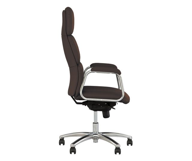 Stolac direktora VEGAS, tamnosmeđa prirodna koža