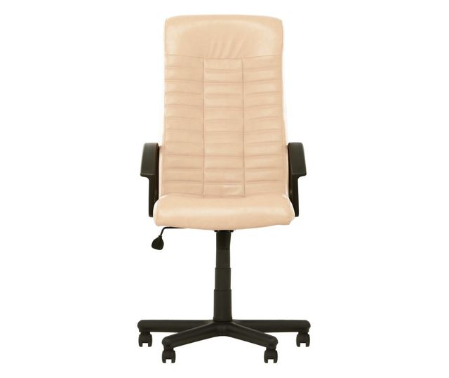 Direktorska stolica HERMAN, krem eko koža