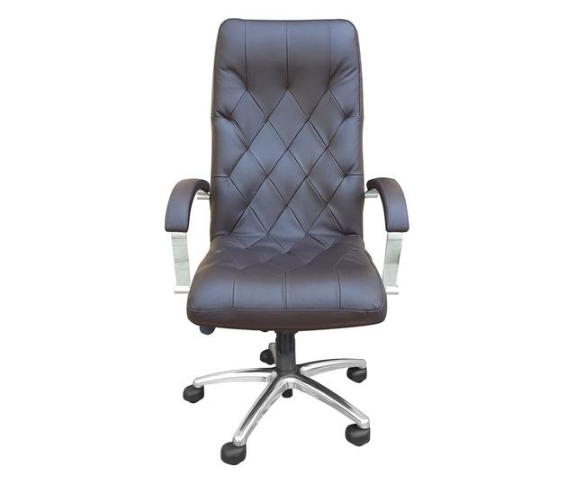 Upravljačka stolica HAVANA, tamnosmeđa prirodna koža