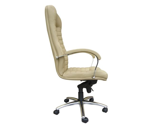 Stolac direktora SENNA, Bež prirodna koža