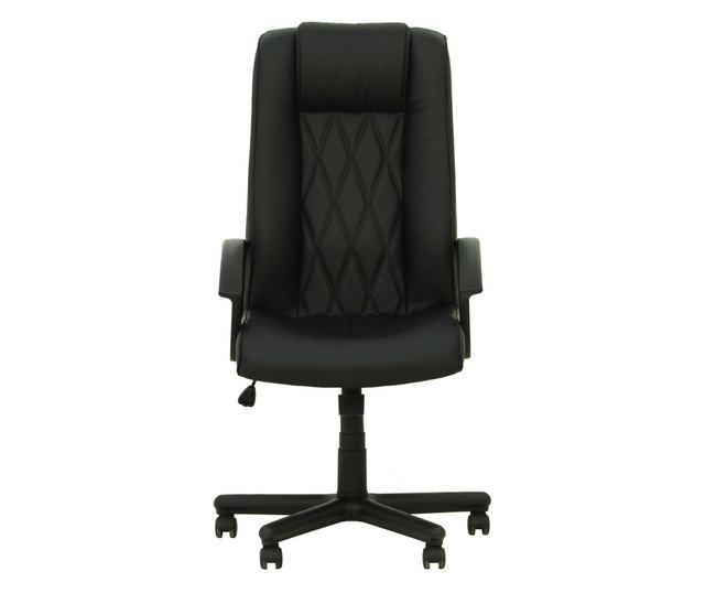 Stolac za upravu DAVID, Crna ekološka koža