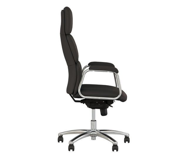 Stolac direktora VEGAS, Crna prirodna koža