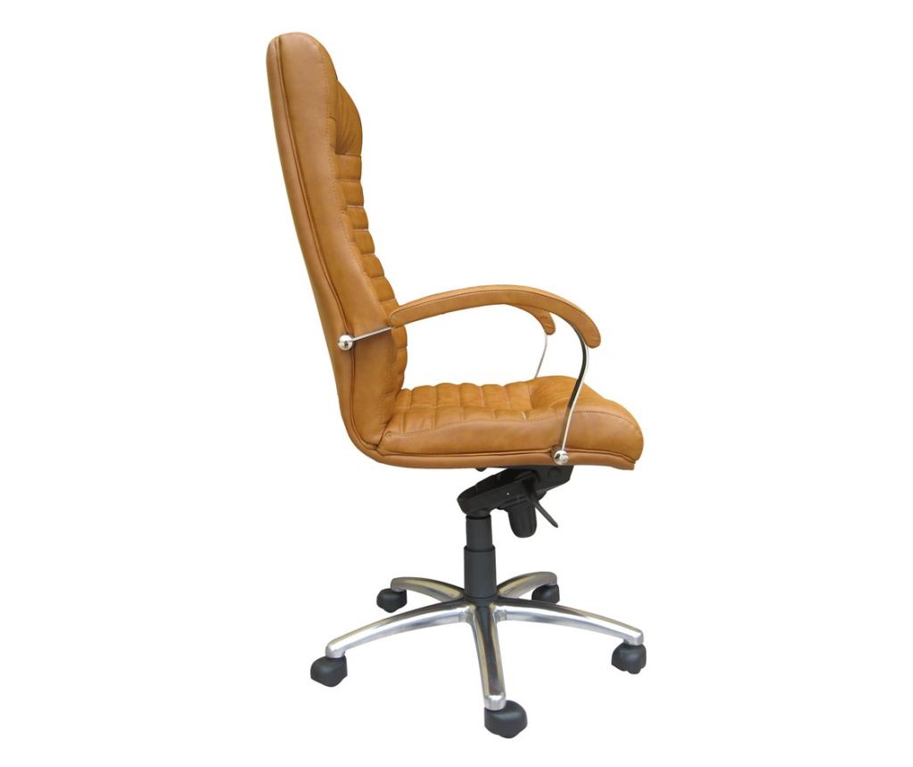 SENNA izvršna stolica, svijetlosmeđa eko koža - 3